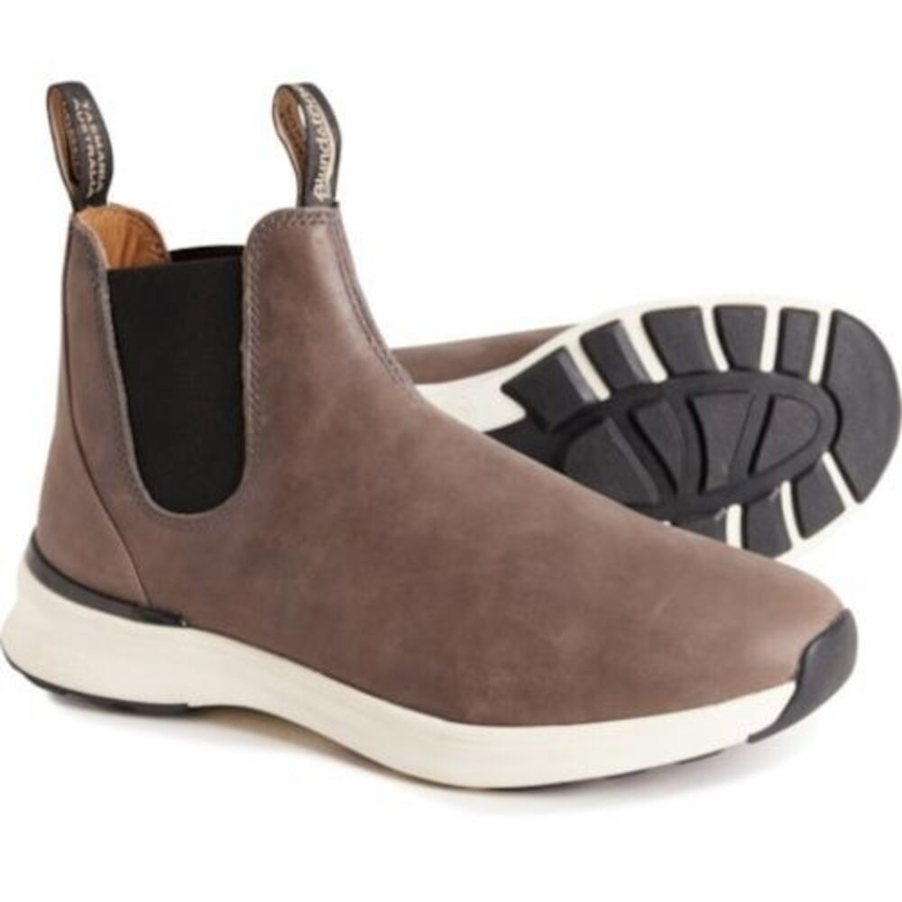 NEW Blundstone 2141 Chelsea Sneaker Boots Nubuck Gray Leather 6.5 US 3.5 AU